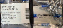 10 Pack Self Tapping Screw P6x21.5 For Stihl Chainsaws 9074 478 4475