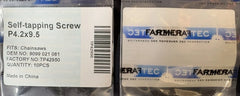 10 Pack Self Tapping Screw P4.2x9.5 For Stihl Chainsaws 9099 021 081