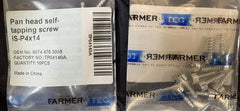 10 Pack Pan Head Self Tapping Screw P4x14 For Stihl Chainsaws 9074 478 3005