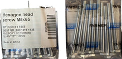 10 Pack Hexagon Head Screw M5x65 For Stihl Chainsaws 9007 319 1135 for Stihl